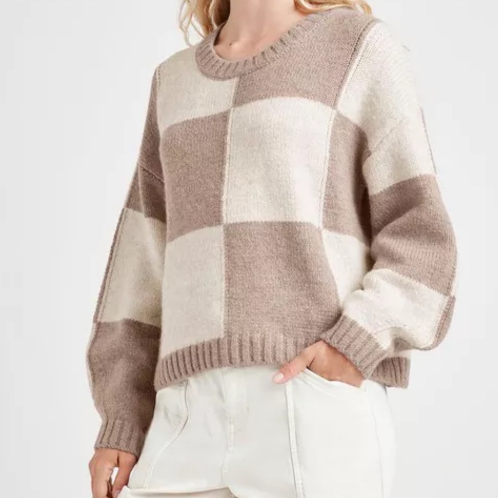 Splendid Kit Colorblock sweater; NEW, tags still attached; size Large